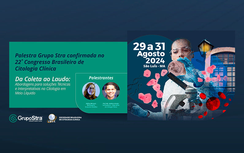 Grupo Stra realiza palestra no 22˚ Congresso Brasileiro de Citologia Clínica (CBCC) em São Luís, Maranhão. 2ª Jornada Maranhense de Análises Clínicas.