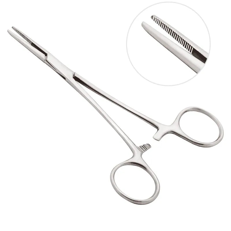 Pinça Kelly 18 cm Reta Hemostática - ABC