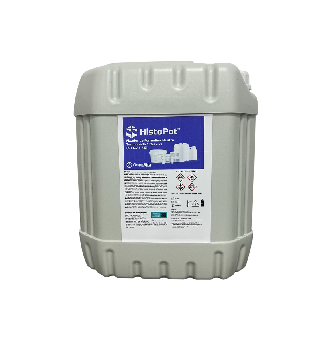HistoPot® em Galões Formol - Tamponado 10% - 20 L